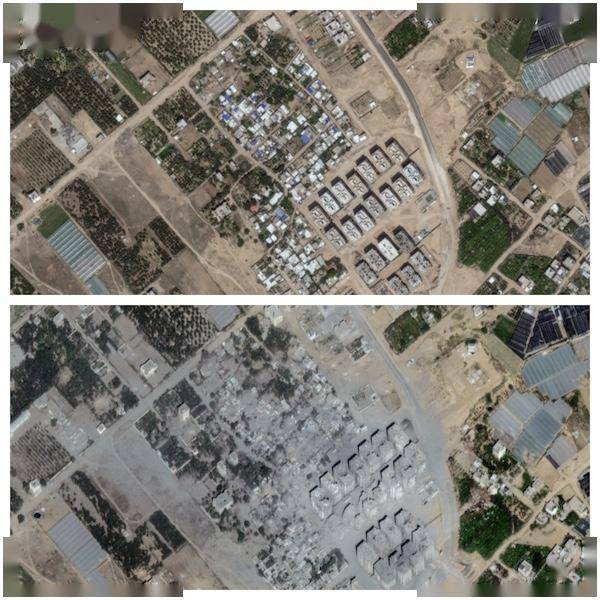 加沙北部已几乎成废墟 卫星图对比触目惊心-第2张图片-太平洋在线下载