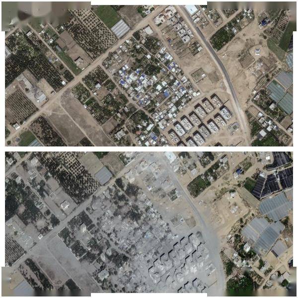 加沙北部已几乎成废墟 卫星图对比触目惊心-第3张图片-太平洋在线下载