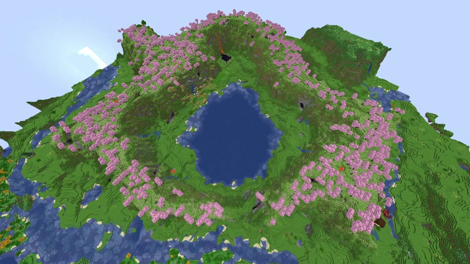 我的世界手机版樱花(我的世界1122樱花mod)